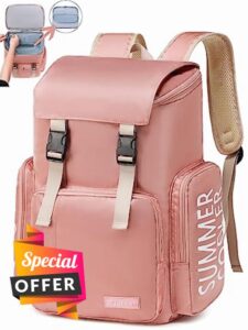Cooler Backpack Insulated Hiking Backpack for Women Men Insulated Leak-Proof Waterproof Soft Cooler Bag Cooler Bookbag Thermal Lunch Backpack for Beach