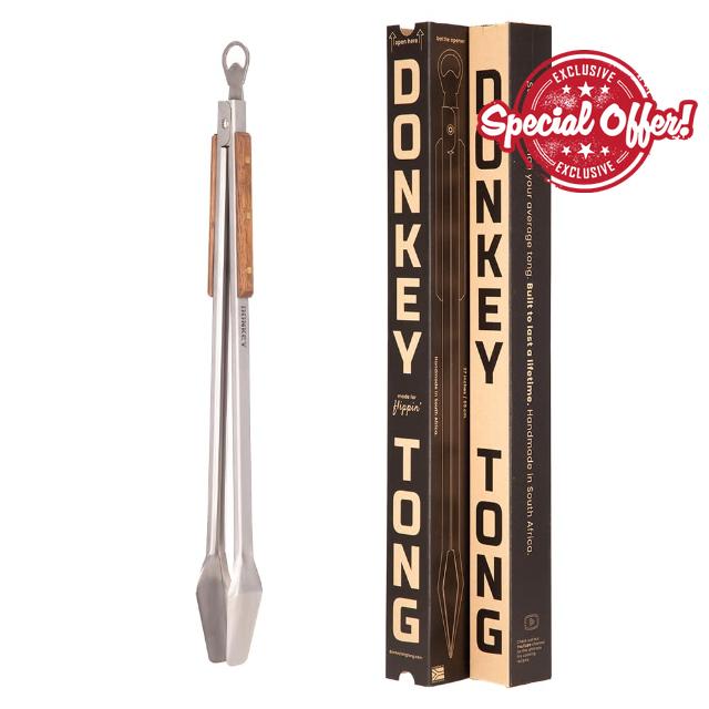 BBQ Tongs 27 inch Long Grill Tongs - Donkey Tong - Stainless Steel