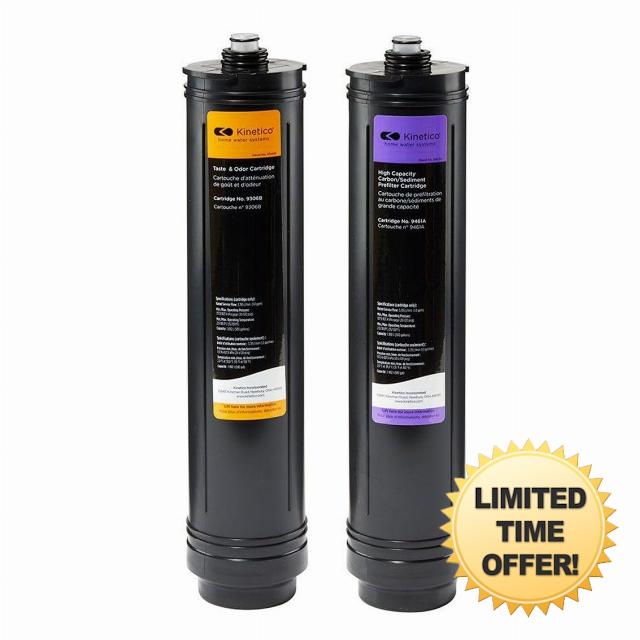 Filter Cartridge Set for Kinetico K2 K5 & KRO Plus systems. (Part No 9306 ORANGE & 9461 PURPLE)