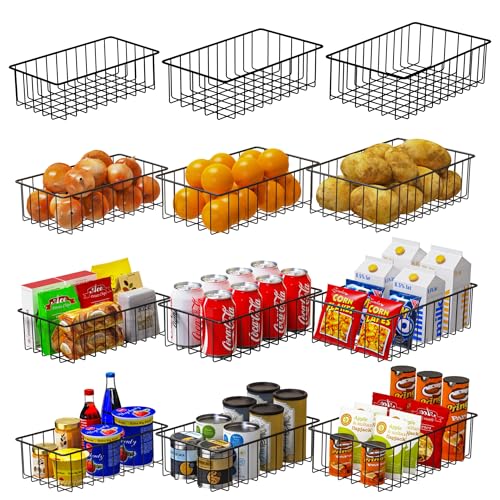 Pantry Organization Bins for Cabinets
