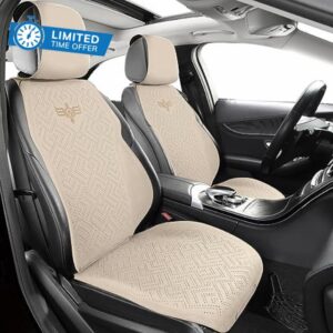 LINGVIDO Universal Car Seat Cover with Headrest