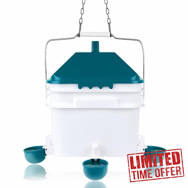 Chicken Waterer with 4 Water Cups
