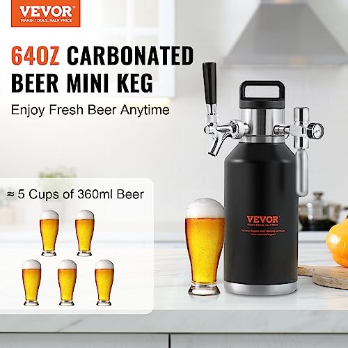 304 Stainless Steel Pressurized Beer Growler