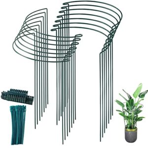 10" Wide x 24" High Metal Peony Cages and Supports Rings