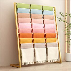Floor Standing Sheets Belt Suit Pants Hanging Rack (Color : Gold