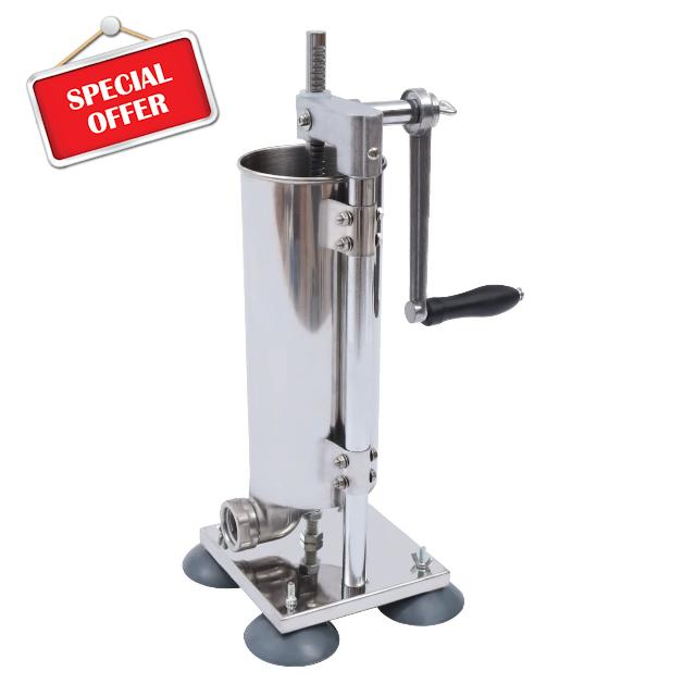 METTSOCH 3L Vertical Manual Sausage Stuffer Machine