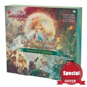 Magic The Gathering The Lord of The Rings: Tales of Middle-Earth Scene Box - The Might of Galadriel (6 Scene Cards