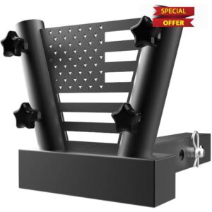 Truck Hitch Flag Pole Holder Flag Pole Mount Car Flag Mount for Any Vehicle with Standard 2" Hitch Receiver