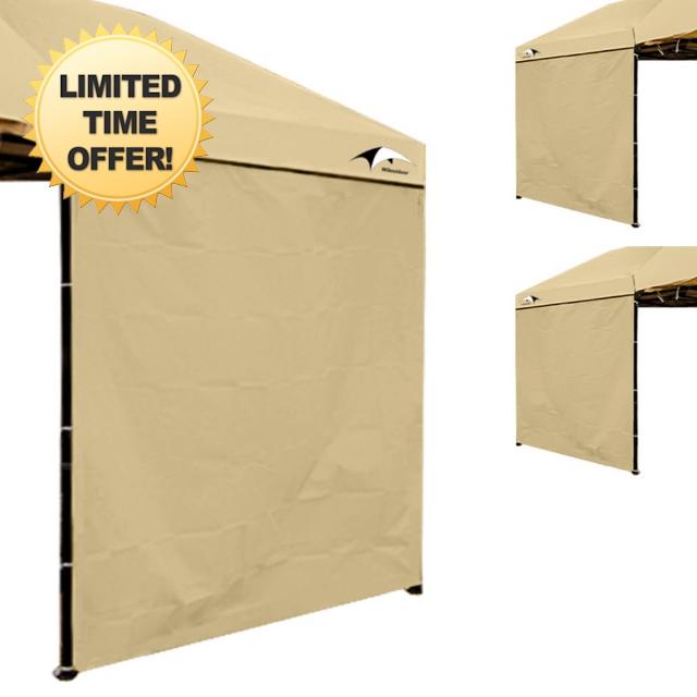 MQoutdoor Instant Canopy Shade Removeable Sidewalls