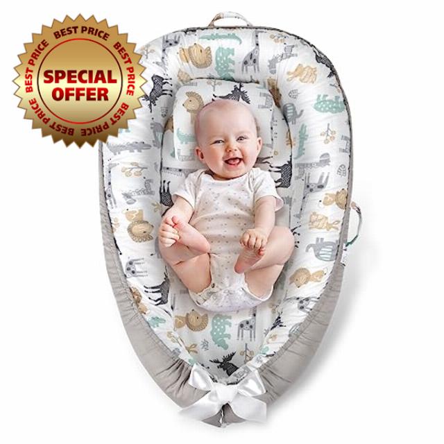 Baby Lounger Cover Adjustable Baby Nest Cover for Newborn
