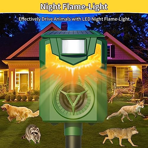 2023 Newest Flame Light Animal Repellent for Garden