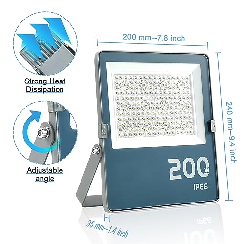 200W 20000LM LED Work Light with Driver