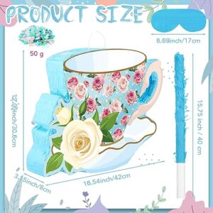 Stick and Confetti Tea Cup Party Supplies Favors for Kids Girls Birthday Party (Teacup)