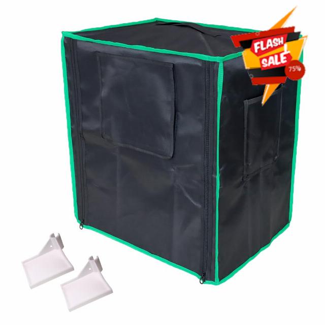 Mini Grow Tent Small Growing Tent Removable Hydroponic Mylar Grow Dark Room Box with Observation Window and Storage Platform 21x15x22.5 Inch
