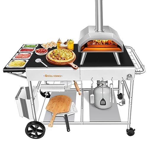 Movable Pizza Oven Stand
