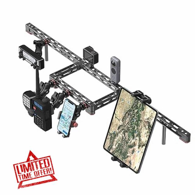 EASEORD Dash Mount Platform Phone Holder for 2007-2017 Jeep Wrangler JK JKU