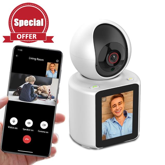 CIAJIE Two-way video camera 2.8-inch screen
