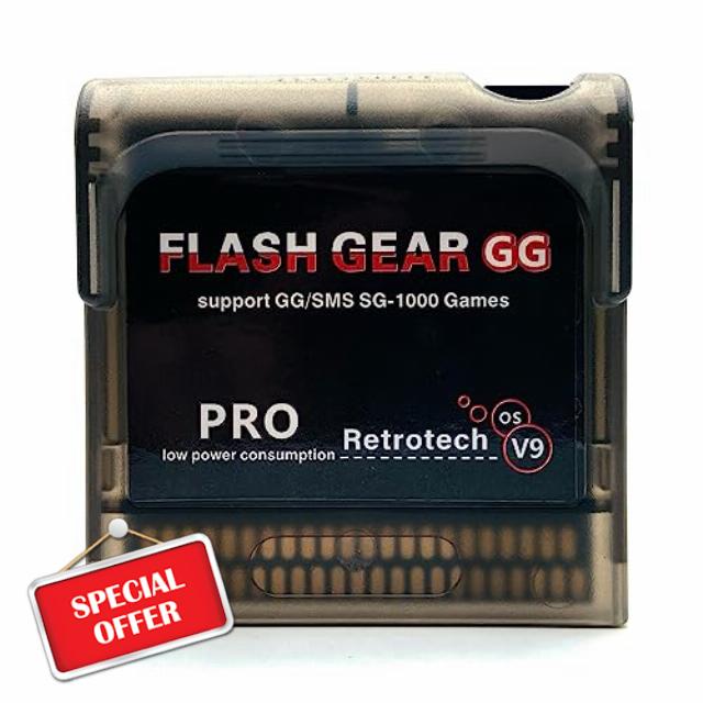 Flash Gear Game 500 In 1 Game Cartridge V2 For Sega Game Gear GG Console