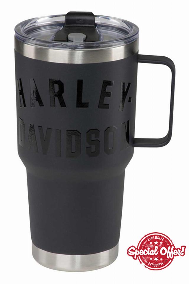 Harley-Davidson 30 oz. Matte Black Travel Mug