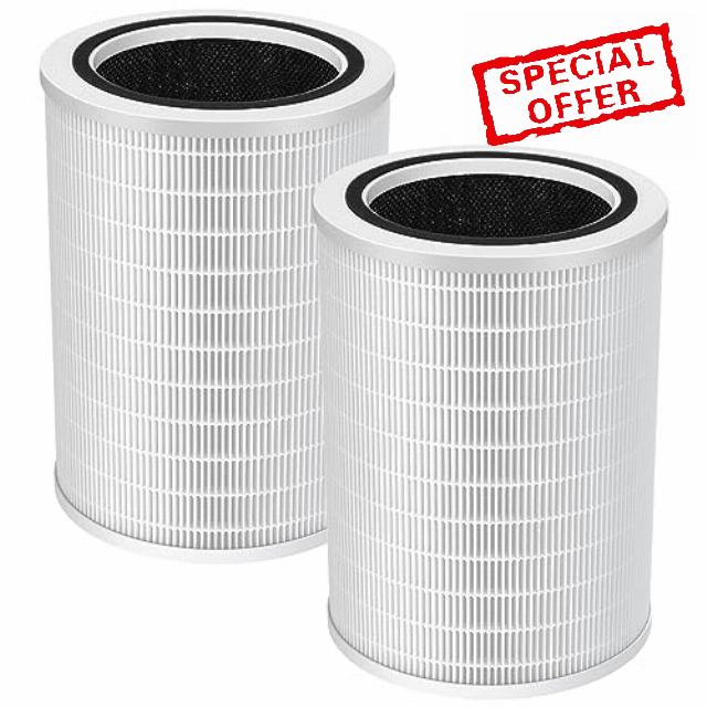 True HEPA Replacement Filter Compatible with Clorox 11010 & 11011 Air Purifier