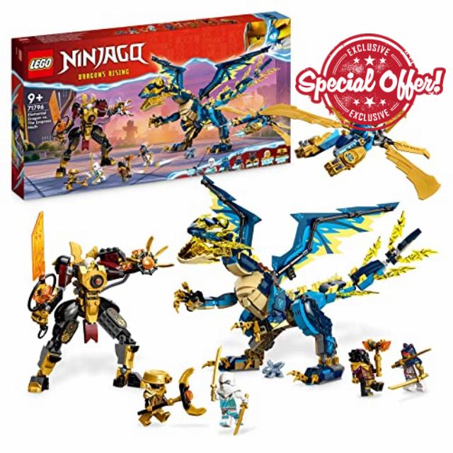 LEGO 71796 NINJAGO Elemental Dragon vs. The Empress Mech