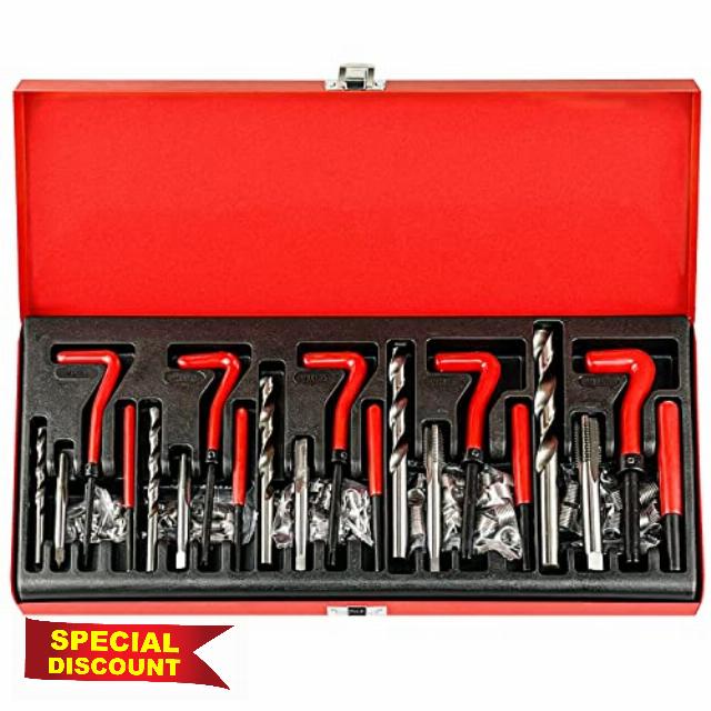 wesleydrill 131-Piece Thread Repair Kit