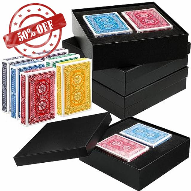 Zubebe 6 Decks Playing Cards Gift Set