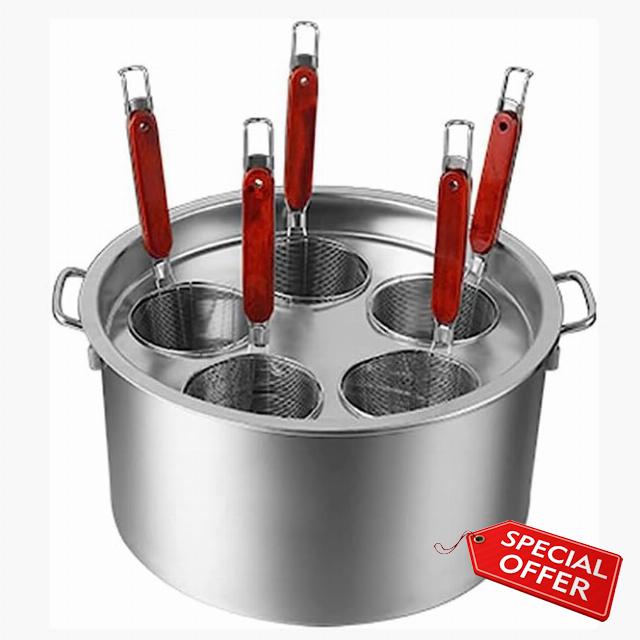 RSBFER Cooking Pot Commercial Pasta Cooker Set