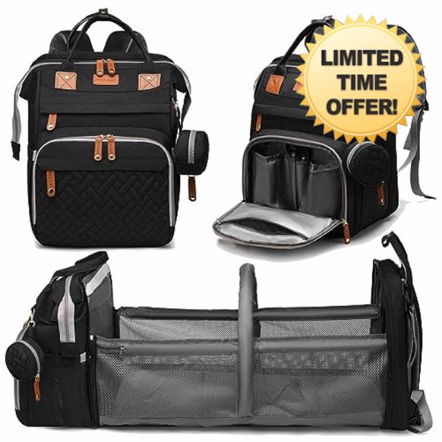 HuangDa Diaper Bag Backpack