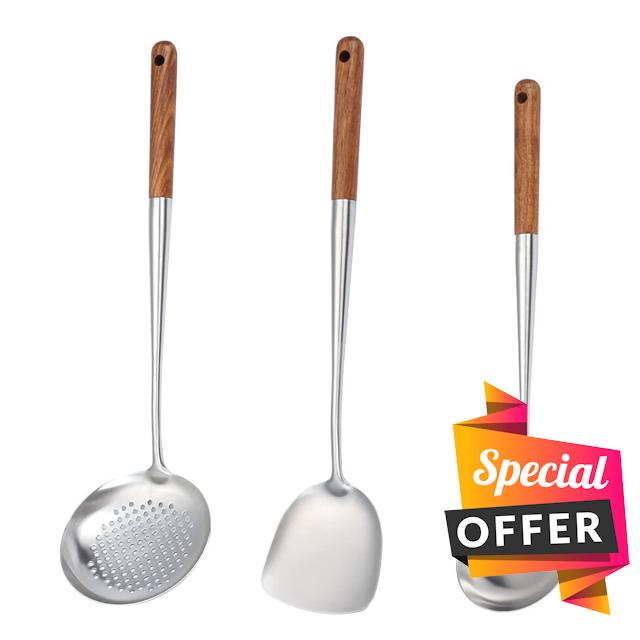 Wok Spatula and Ladle