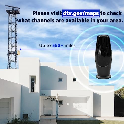 Digital TV Antenna Indoor with Amplifier and Signal Booster