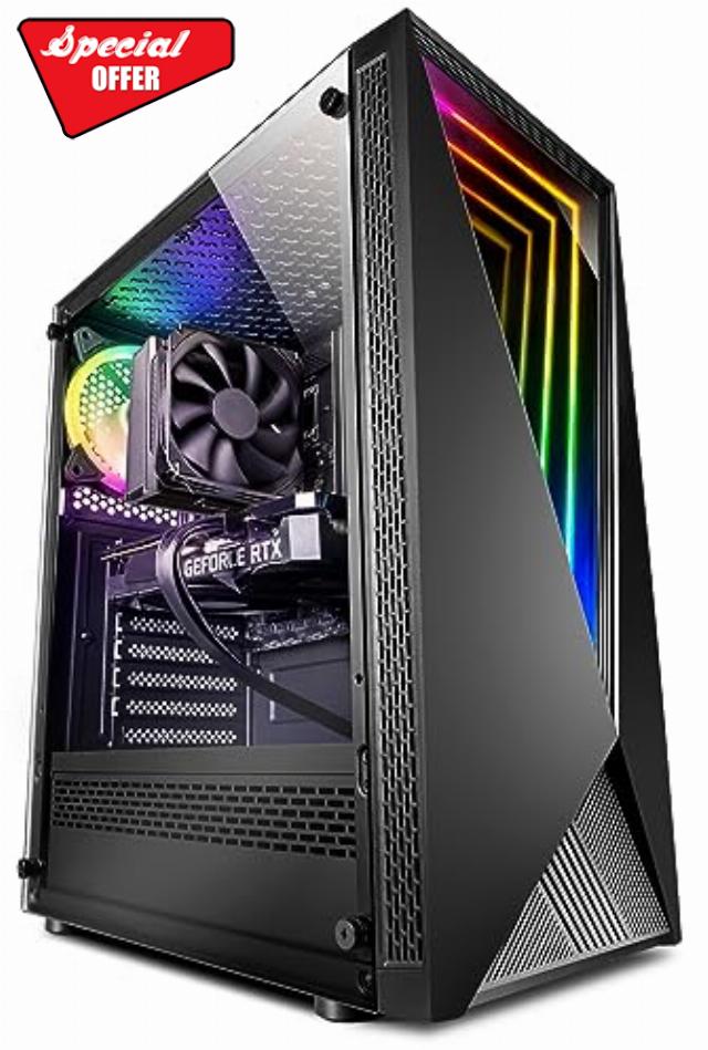 Vibox VIII-95 Gaming PC - Intel i9 11900KF Processor - Nvidia RTX 4060 8GB Graphics Card - 32GB RAM - 1TB NVMe SSD - 600W PSU - Windows 11 - WiFi
