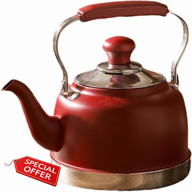Stovetop Heat Water Kettle Tea Kettle With Tea Drain Kettle Pot Universal Stovetop Kettle Stainless Steel Tea Pots Teapot For Induction Cooker Teapots for Tea (Color : A