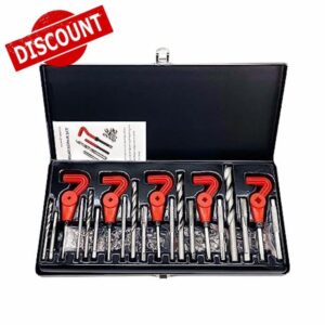 ORIGINTECH 131PCS Metric Thread Repair Tool Kit