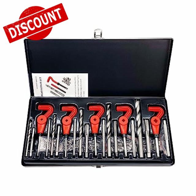 ORIGINTECH 131PCS Metric Thread Repair Tool Kit