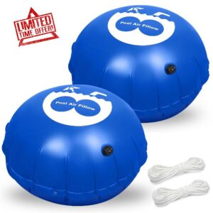 Pool Pillow 0.7mm Extra Thick Pool Pillows for Above Ground Pools 4 x 4FT Durable PVC & Strong Cold Resistant Pool Pillows for Winter