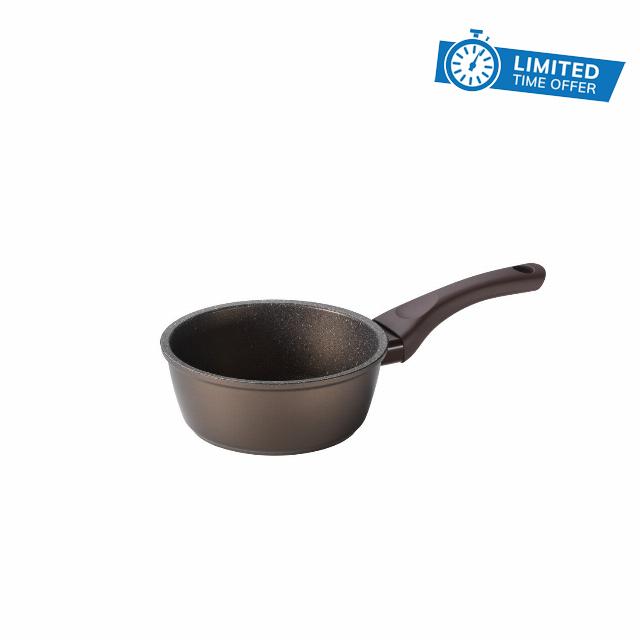 Mopita AMRS16MO101 Ambra Induction Forged Aluminum Casserole with Wood Effect Handle
