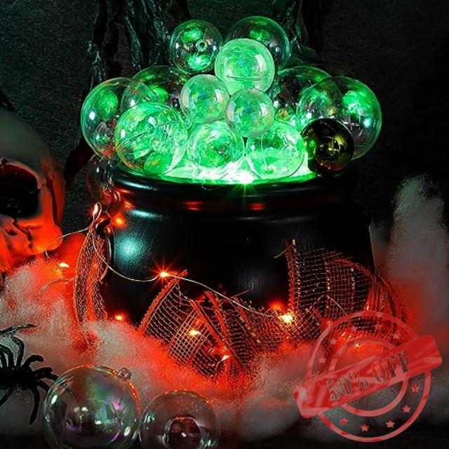 43 Pcs Halloween Cauldrons Decorations