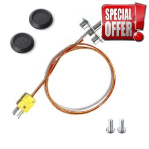 2023 Upgrade KIT0422 Thermocouple Probe Kit Replace Number KIT0422 Compatible for Traeger 575/780 Temperature Sensor & Ironwood 650/885 Wood Pellet Grill