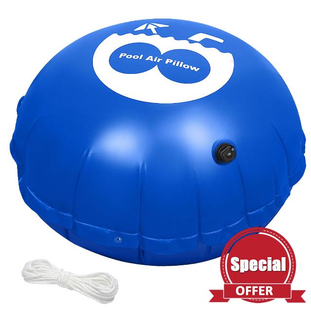 Pool Pillow 0.7mm Extra Thick Pool Pillows for Above Ground Pools 4 x 4FT Durable PVC & Strong Cold Resistant Pool Pillows for Winter