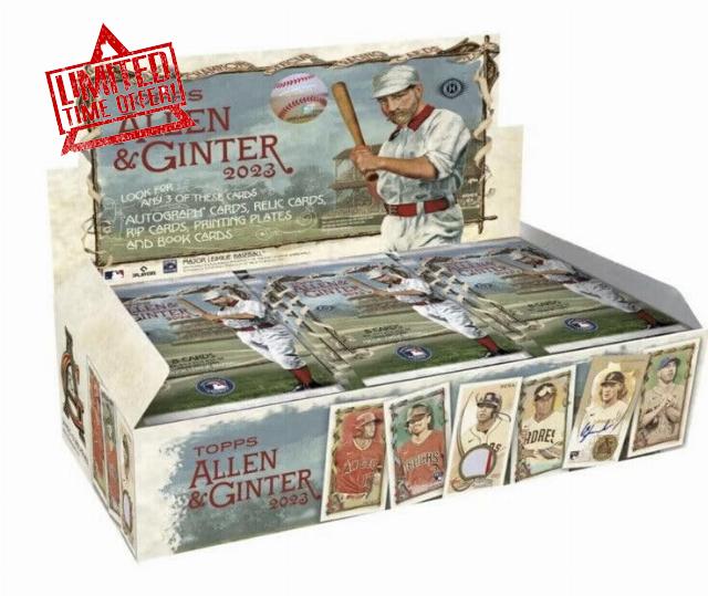 2023 Topps Allen & Ginter Baseball Hobby Box (3 Hits Per Box On Average) - Factory Sealed