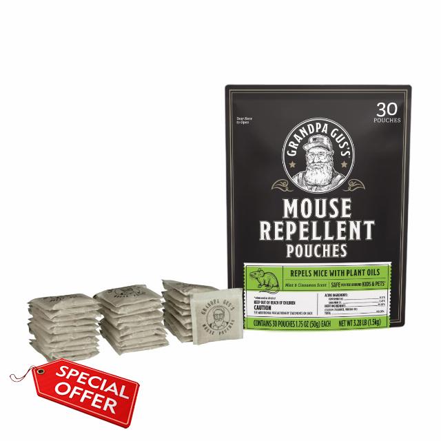 Grandpa Gus's Natural Mouse Repellent Pouches