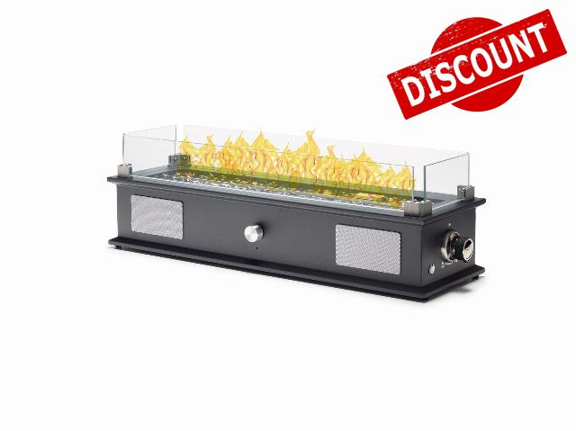28" Music Fire Pit Table with Three Modes Built-in Sound Entertainment System