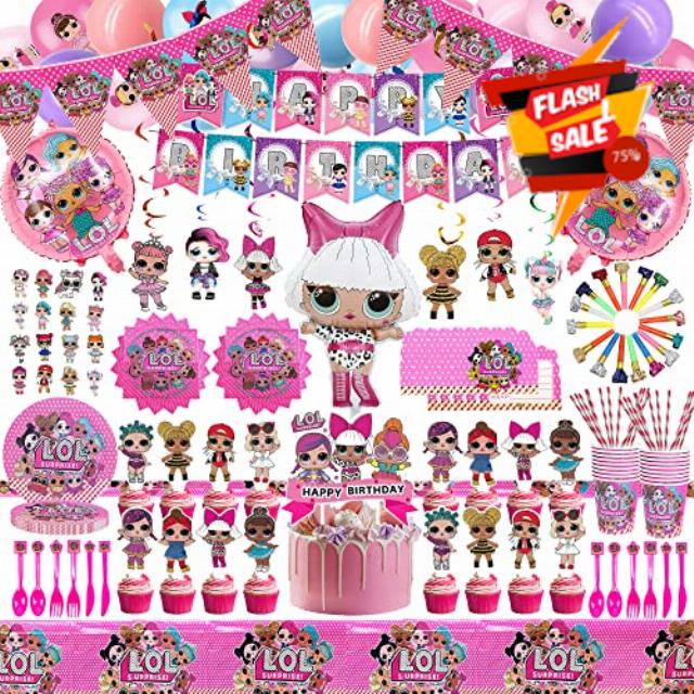 305 PCS Birthday Party Supplies for 20 Guests