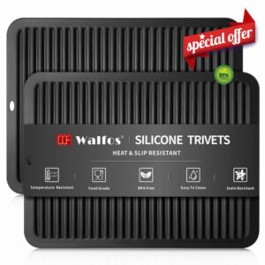 Walfos Large Silicone Trivet 16x12 Inch
