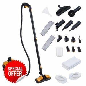 Steam Cleaner Multipurpose Heavy Duty With 19 Accessories With 1.5L Tank Chemical-free Rolling Cleaning Machine for Carpet