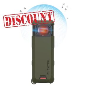 FLEXTAIL Max Repel Portable Electric Mosquito Repeller 30ft Protection 329&deg;F Efficient Heating Rechargeable Ideal for Outdoors