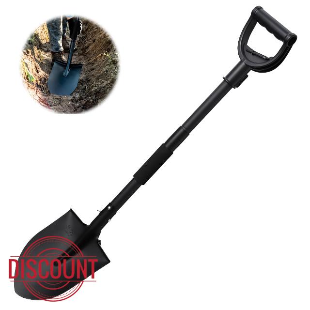 Garden Shovel - 41&rdquo; Long Handle - Heavy Duty Trenching Digging Shovel
