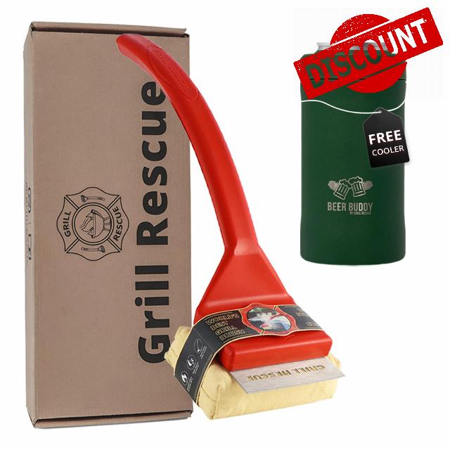 Grill Rescue BBQ Replaceable Scraper Cleaning Head