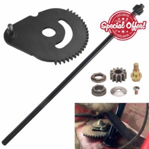 938-05078 Steering Shaft 5/8 And 617-04094 Sector Gear Kit for MTD Troy Bilt With 948-0389 710-1309 Steering Rod Cap
